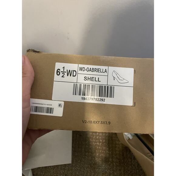 Journee Collection Size 6.5 Gabriella‎ Stiletto Pump Heels In Beige Tan, New - Picture 6 of 6